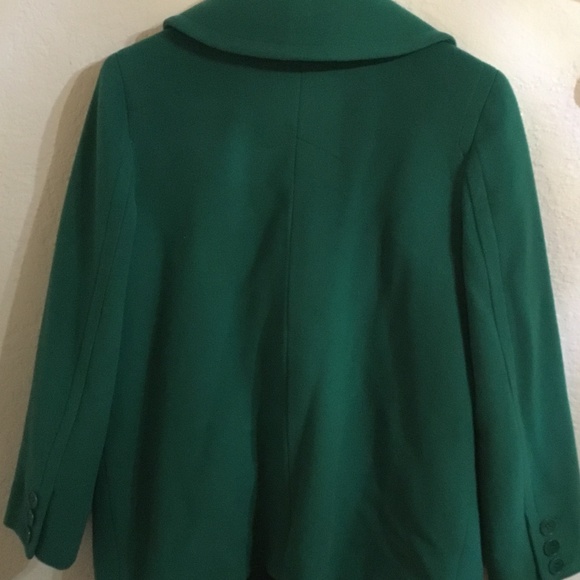 Green Wool Talbots Coat - Picture 8 of 8